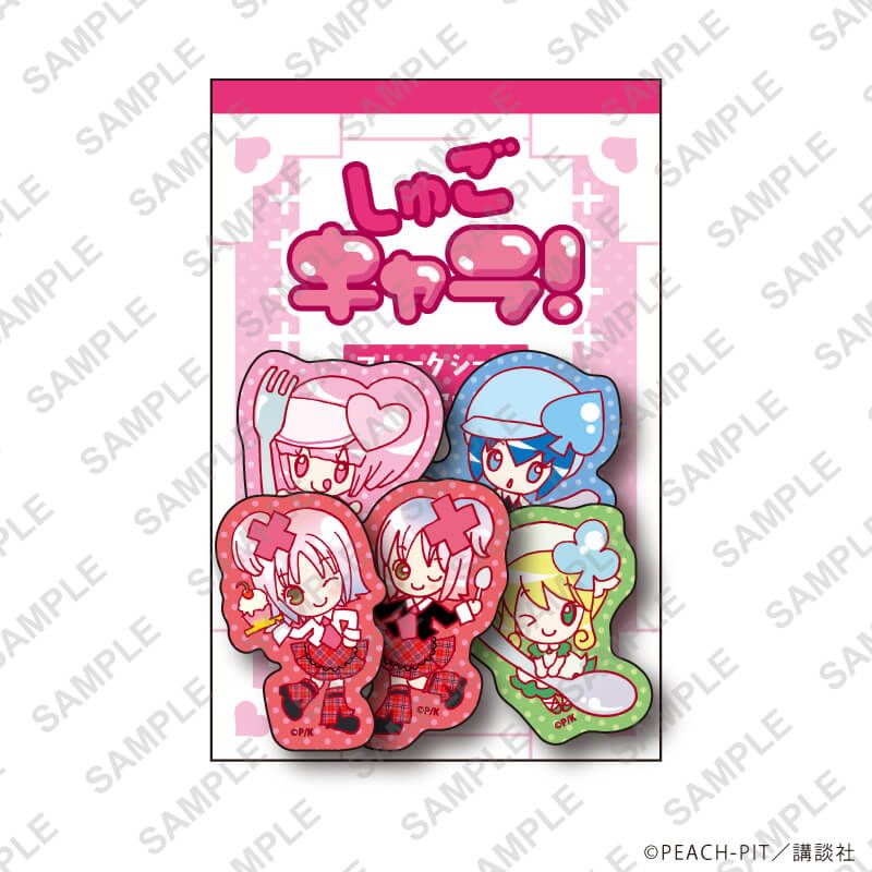フレークシール(5種セット)「しゅごキャラ！」01/ドットデザイン(公式イラスト)