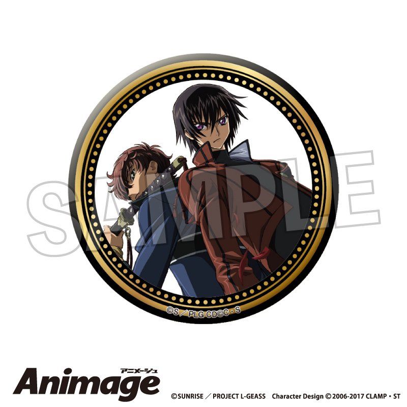 コードギアス 反逆のルルーシュ Animageギラギラ缶バッジ Vol.3 A