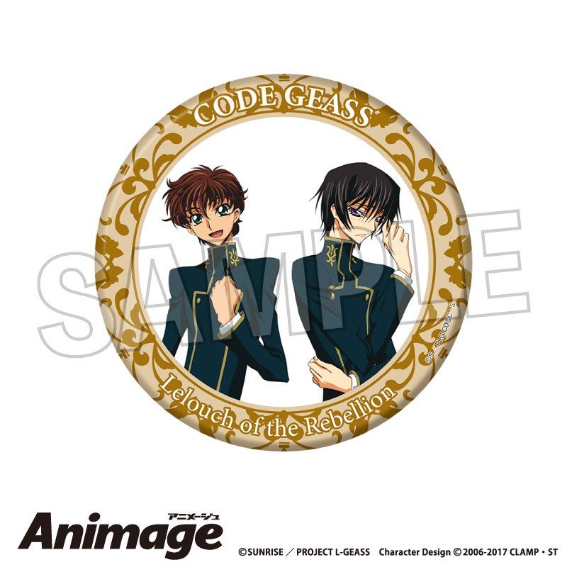 ギアス　コードギアス　ギラギラ缶バッジ　缶バッジ　セット　ルルーシュ　48点 コードギアス 反逆のルルーシュ Animageギラギラ缶バッジ 大 Vol