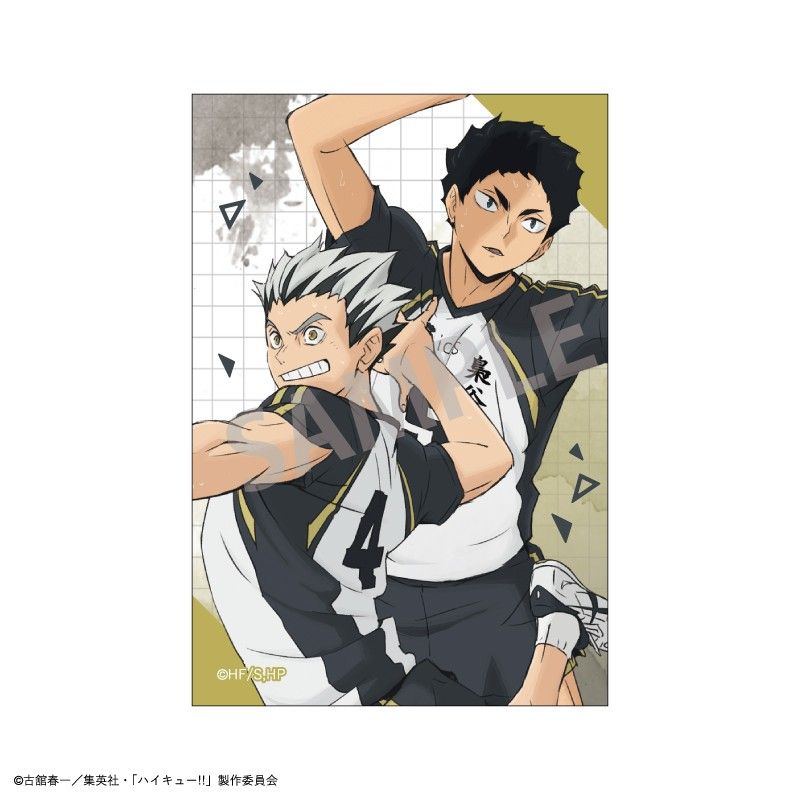 ハイキュー!! スクエア缶バッジ 木兎光太郎 赤葦京治