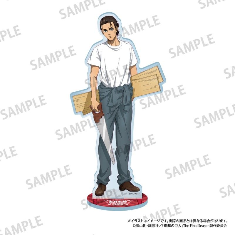 進撃の巨人 アクリルスタンド エレン・イェーガー(DIY)