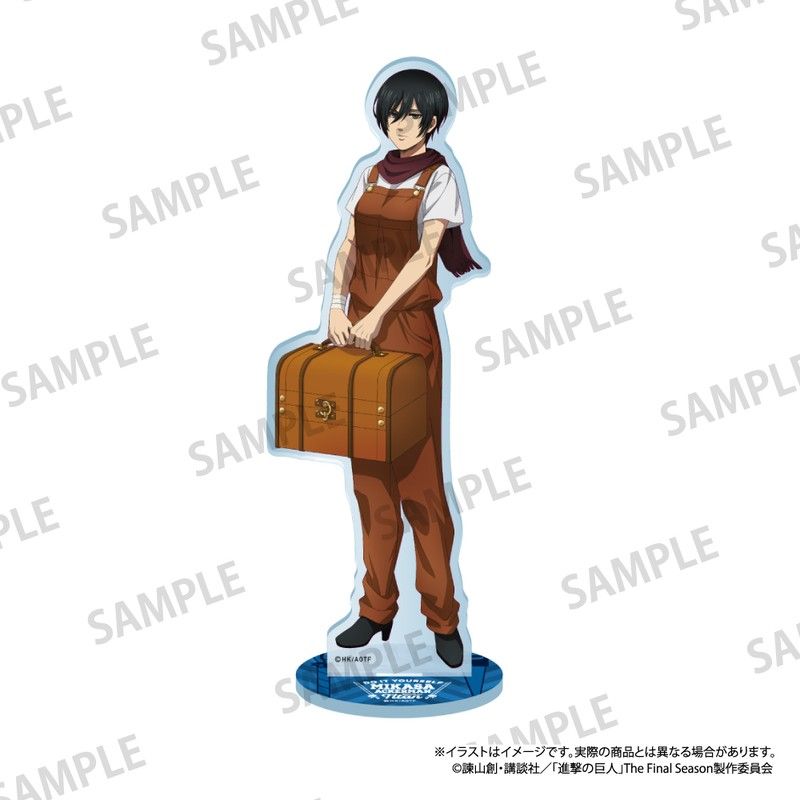 進撃の巨人 アクリルスタンド ミカサ・アッカーマン(DIY)
