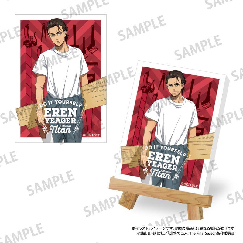 進撃の巨人 キャンバスボード エレン リヴァイ TVアニメ『進撃の巨人』 - キャンバスボード（エレン&リヴァイ