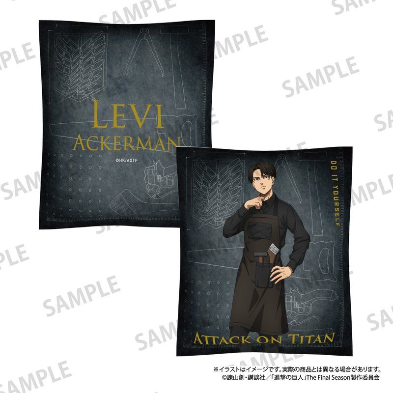 進撃の巨人 クッション リヴァイ・アッカーマン(DIY)