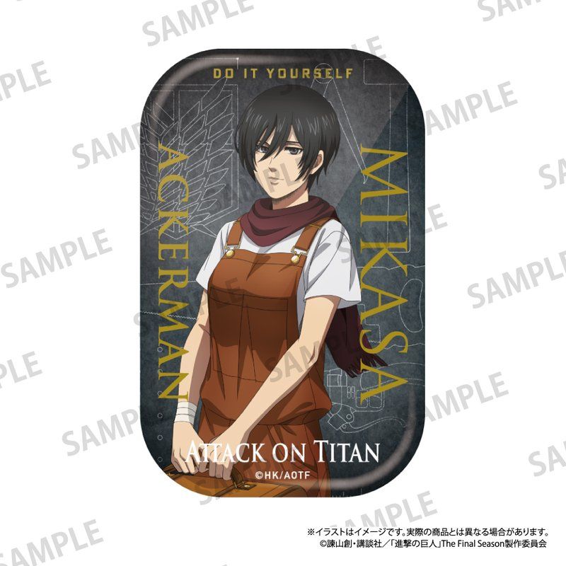 進撃の巨人 ミカサ・アッカーマン 缶バッジ まとめ売り ミカサ 進撃の巨人 丸缶バッジ ミカサ・アッカーマン(DIY)｜アニメ