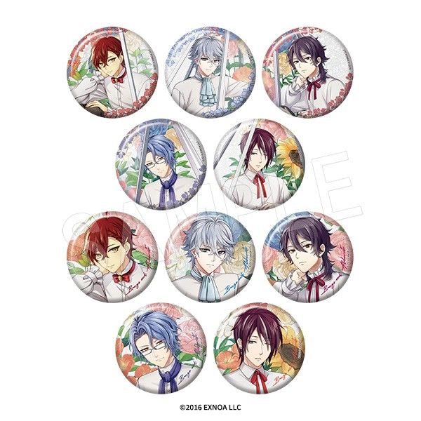 文豪とアルケミスト トレーディンググリッター缶バッジ テラリウムVer.