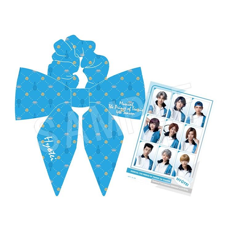 ミュージカル テニスの王子様 4thシーズン 全国大会 青学(せいがく)vs氷帝 リボンシュシュ(ポストカード付き) 氷帝