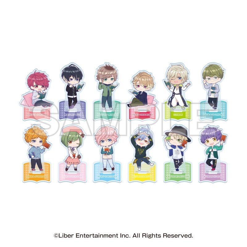 A3! 書店コラボキャンペーン トレーディングミニキャラアクリルスタンド 春組・夏組
