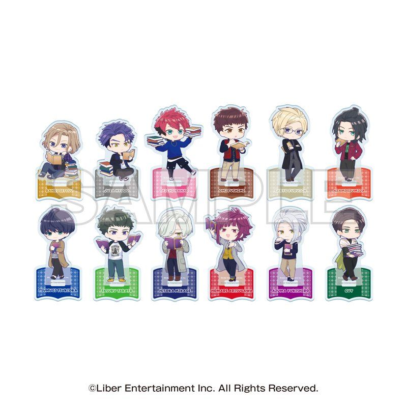 A3! 書店コラボキャンペーン トレーディングミニキャラアクリルスタンド 秋組・冬組