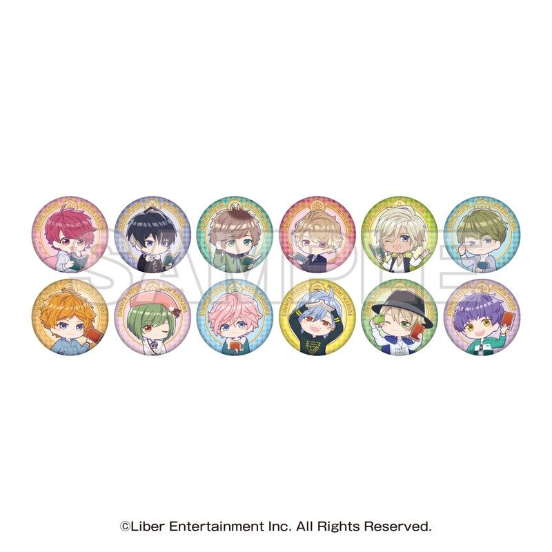 A3! 書店コラボキャンペーン トレーディングミニキャラホロ缶バッジ 春組・夏組