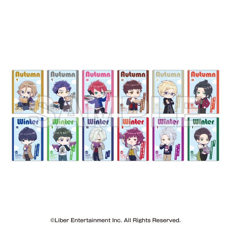 A3! 書店コラボキャンペーン トレーディング雑誌風クリアカード 秋組・冬組