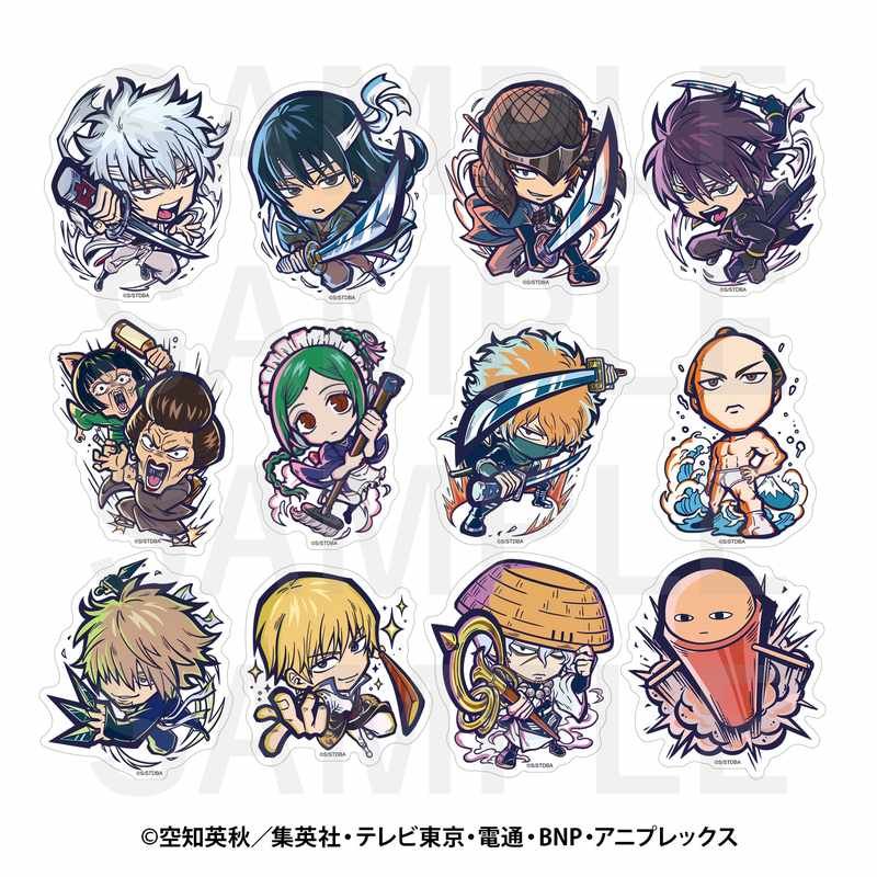 銀魂 イートゥーン第3弾 ダイカットステッカーセット(12枚入り)