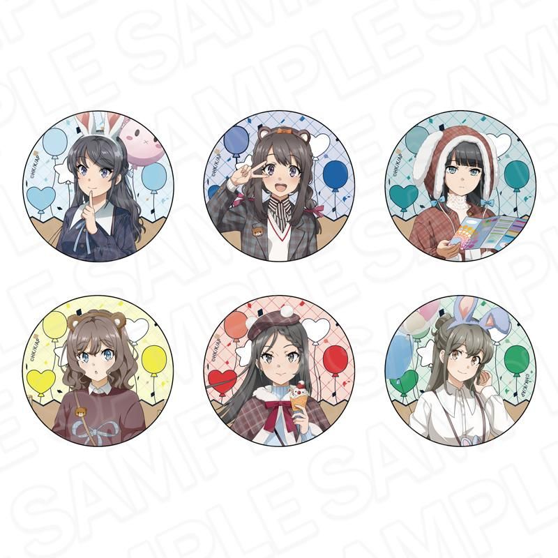 青春ブタ野郎はサンタクロースの夢を見ない ホログラムカンバッジ 遊園地Ver.