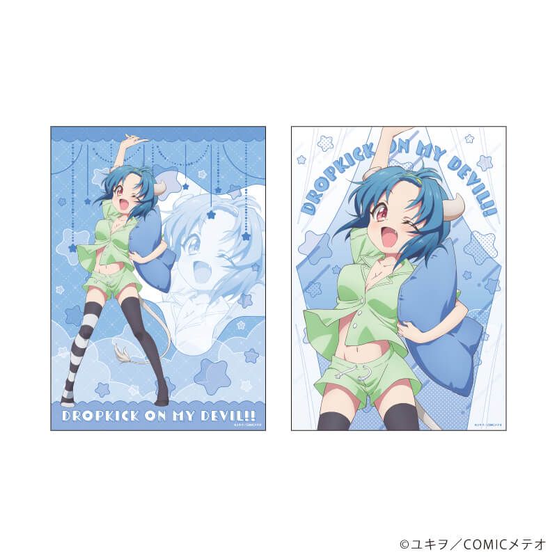 A4静電気ポスター(2枚セット)「邪神ちゃんドロップキック」04/ミノス(描き下ろしイラスト)