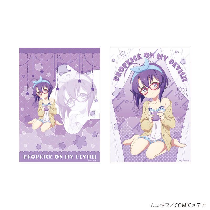 A4静電気ポスター(2枚セット)「邪神ちゃんドロップキック」03/メデューサ(描き下ろしイラスト)