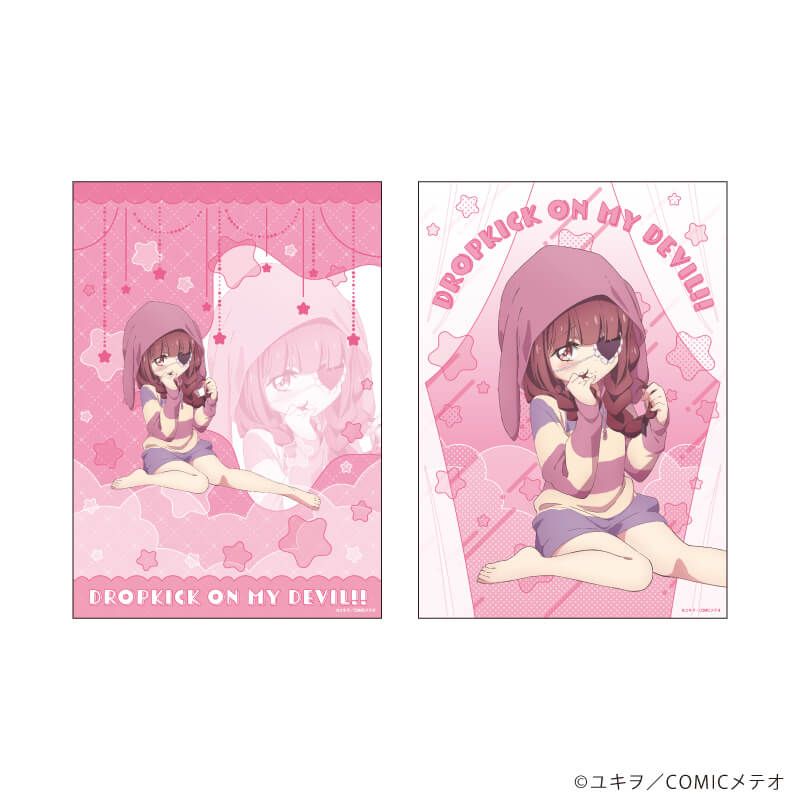 A4静電気ポスター(2枚セット)「邪神ちゃんドロップキック」02