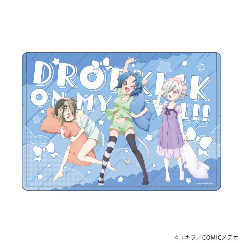 キャラクリアケース「邪神ちゃんドロップキック」07/ミノス&ペルセポネ2世&ぺこら(描き下ろしイラスト)