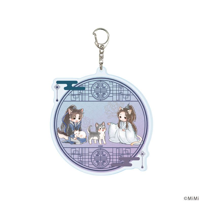 デカアクリルキーホルダー「二哈と彼の白猫師尊」03/墨燃(現世)&楚晩寧(グラフアートイラスト)