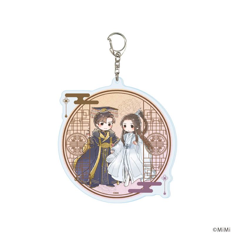 デカアクリルキーホルダー「二哈と彼の白猫師尊」01/墨燃(前世)&楚晩寧(グラフアートイラスト)