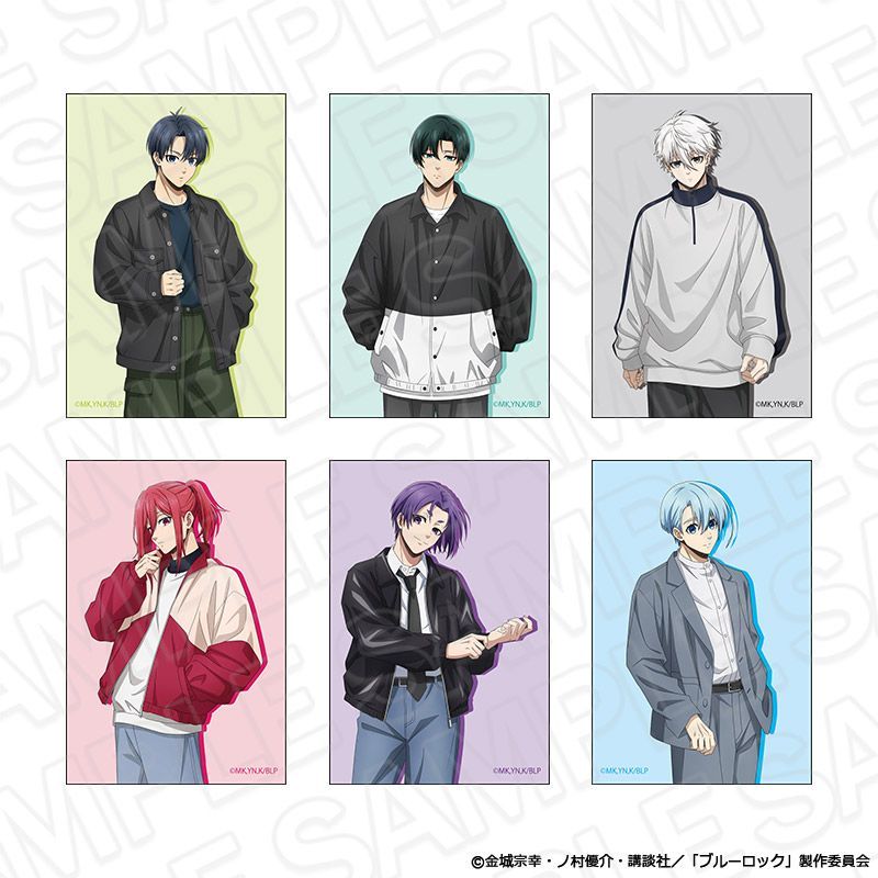 ブルーロック スクエアマグネット casual Ver.