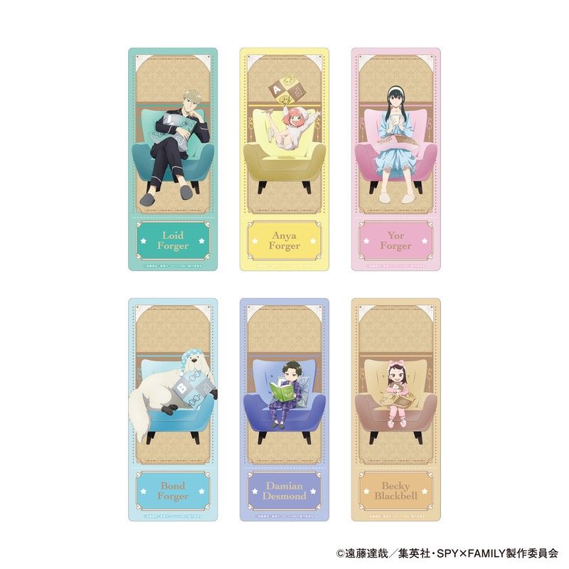 SPY×FAMILY クリアしおりコレクション｜アニメ・キャラクター