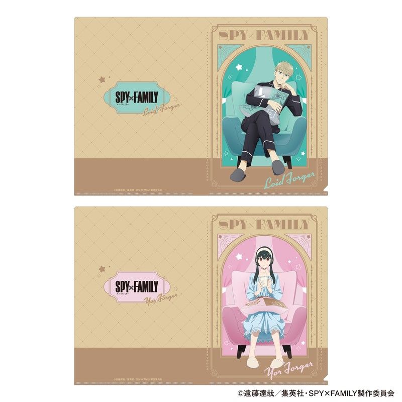 12枚 SPY×FAMILY クリアファイル SPY×FAMILY クリアファイルセット ロイド・ヨル(2025年12月版