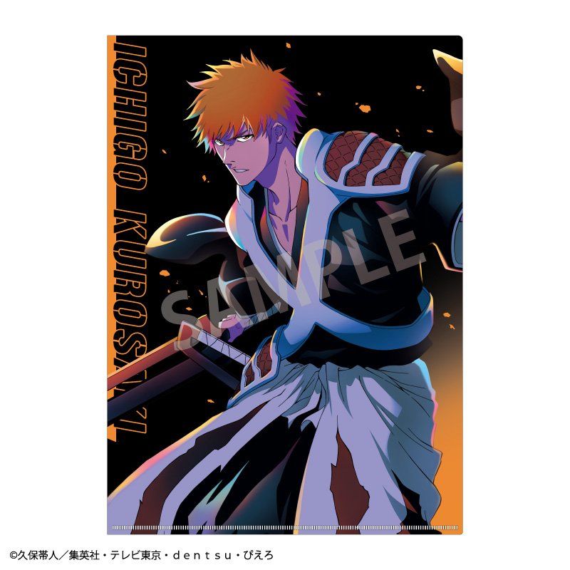 BLEACH 千年血戦篇 A4シングルクリアファイル 黒崎一護 カミアニTOUCH