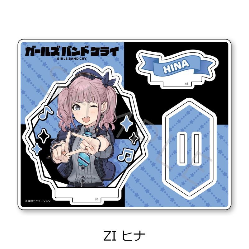 ガールズバンドクライ 第5弾 アクリルスタンド ZI ヒナ｜アニメ