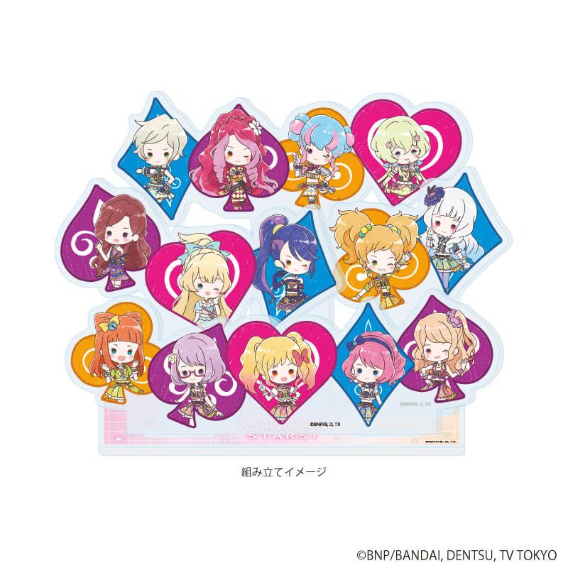 プレミアム アクリルジオラマプレート「アイカツスターズ！」01/集合デザイン(グラフアートイラスト)