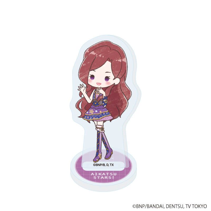 アクリルぷちスタンド「アイカツスターズ！」04/スクールドレスver. コンプリートセット(全7種)(グラフアートイラスト)