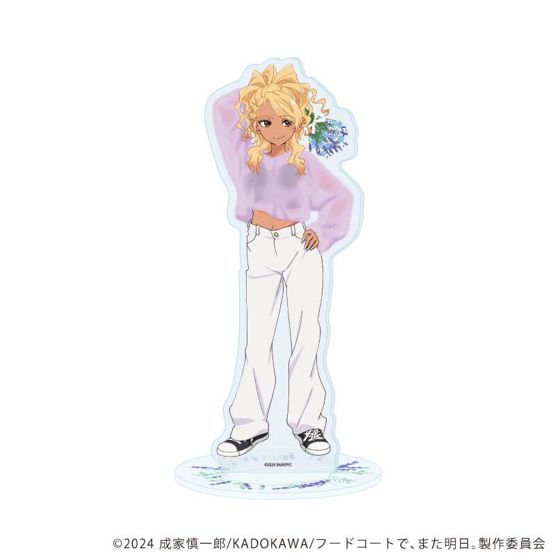 アクリルスタンド「TVアニメ『フードコートで、また明日。』」01/山本 ラベンダーver. (描き下ろしイラスト)