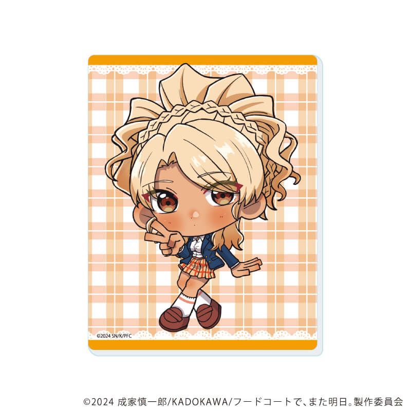 アクリルカード「TVアニメ『フードコートで、また明日。』」01/ラベンダーver. コンプリートセット(全5種)(公式&描き下ろしイラスト)