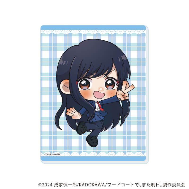 アクリルカード「TVアニメ『フードコートで、また明日。』」01/ラベンダーver. コンプリートセット(全5種)(公式&描き下ろしイラスト)