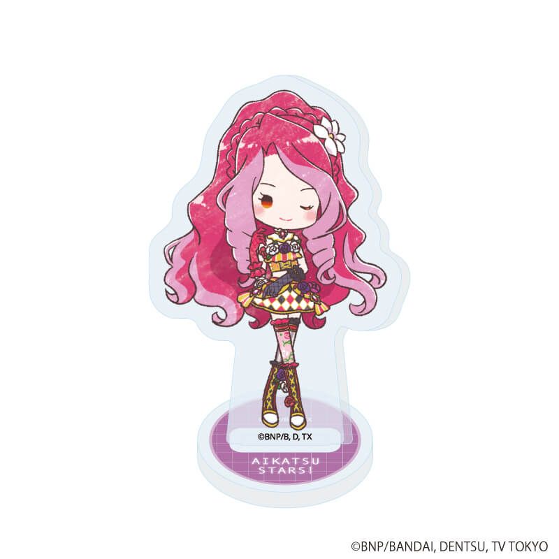 アクリルぷちスタンド「アイカツスターズ！」04/スクールドレスver. トレーディング(7種)(グラフアートイラスト)