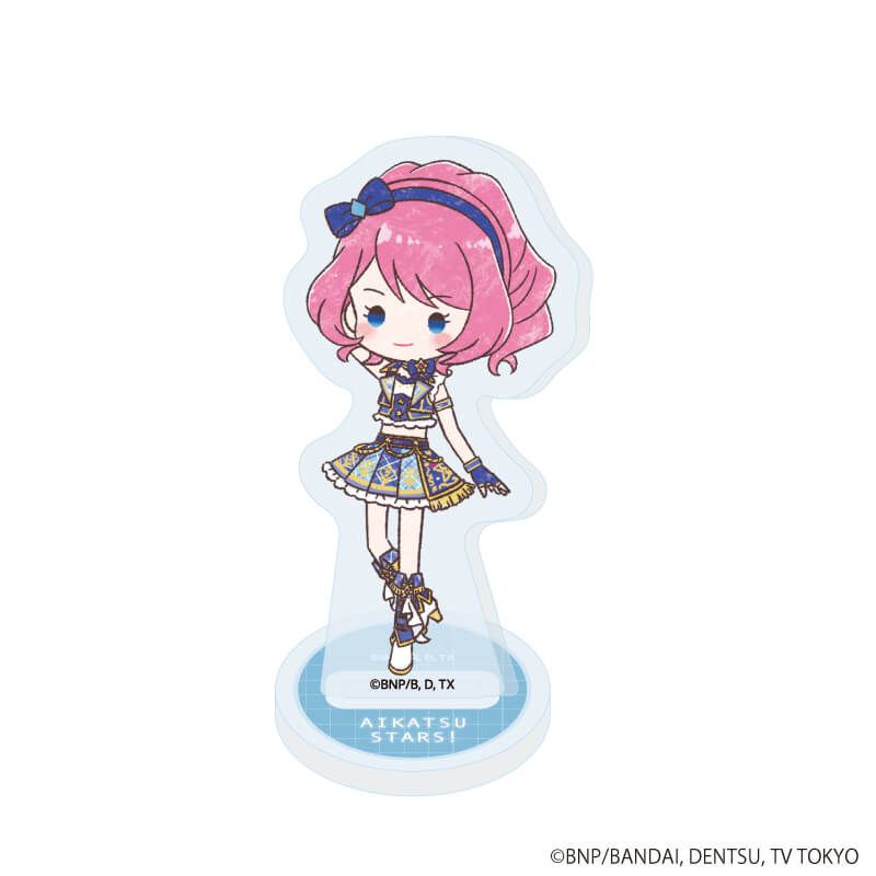 アクリルぷちスタンド「アイカツスターズ！」03/スクールドレスver. トレーディング(7種)(グラフアートイラスト)