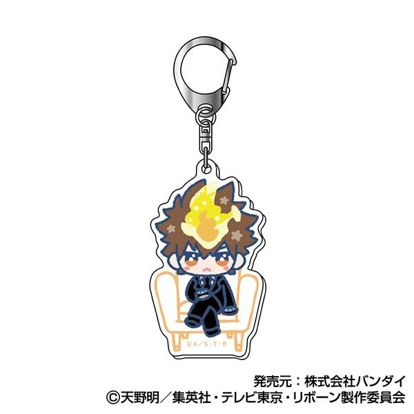 沢田綱吉 アクリルキーホルダー 家庭教師ヒットマンREBORN! - 描き下ろしイラスト 沢田 綱吉