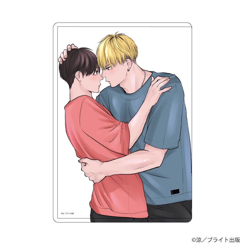 キャラクリアケース「鮫は桜に恋をする」01/鮫島理人&桜木淳(公式イラスト)