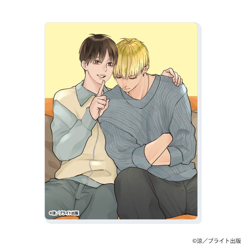 アクリルカード「鮫は桜に恋をする」01/ブラインド(6種)(公式&描き下ろしイラスト)