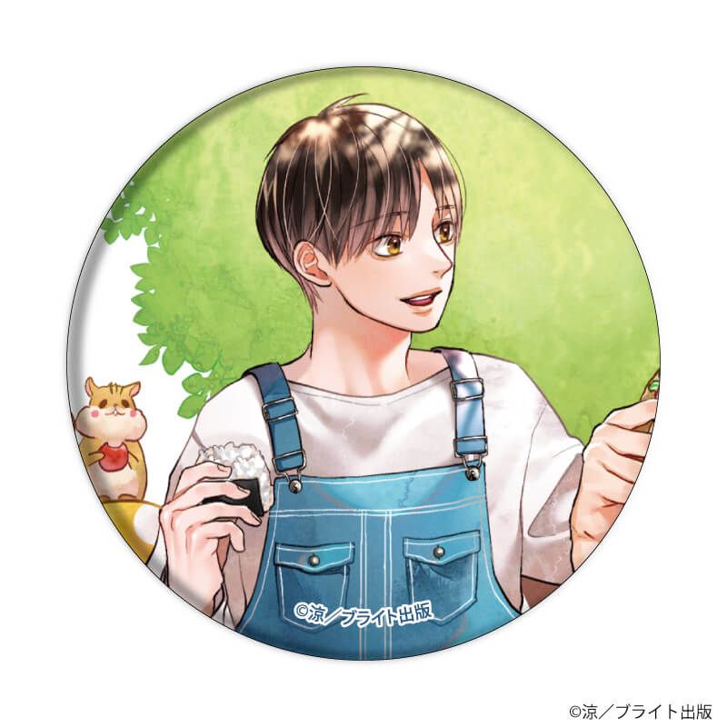 缶バッジ「鮫は桜に恋をする」01/ブラインド(6種)(公式&描き下ろしイラスト)