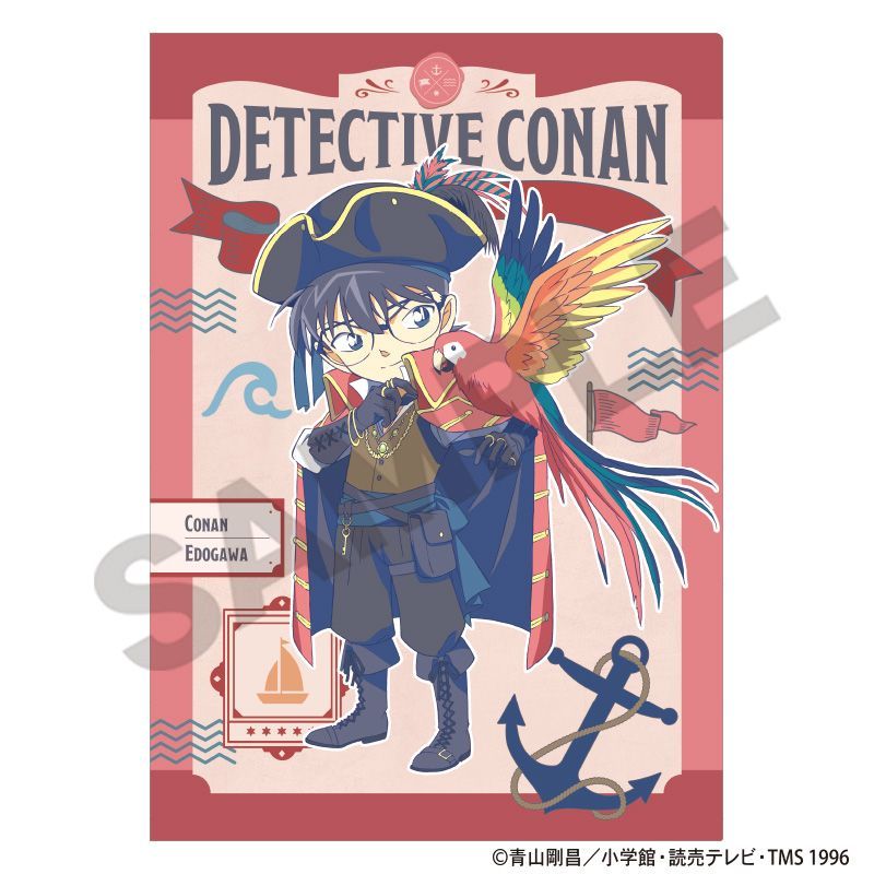 名探偵コナン シングルクリアファイル 江戸川コナン 船乗り クラパレット