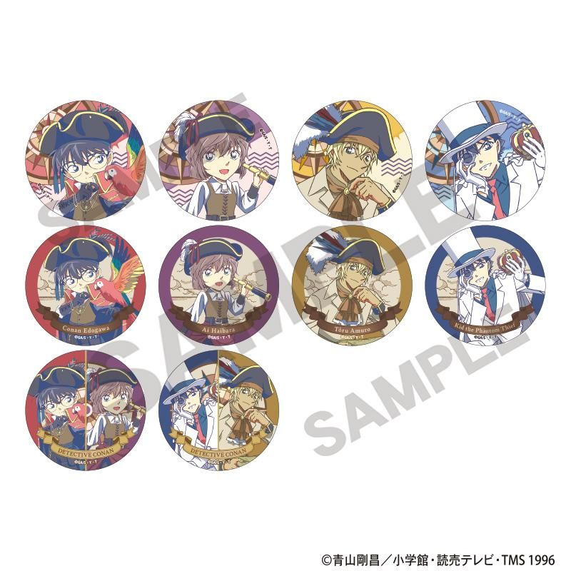 名探偵コナン コンサート 缶バッジ ブレスレット 名探偵コナン トレーディングメタル缶バッジ 船乗り クラ