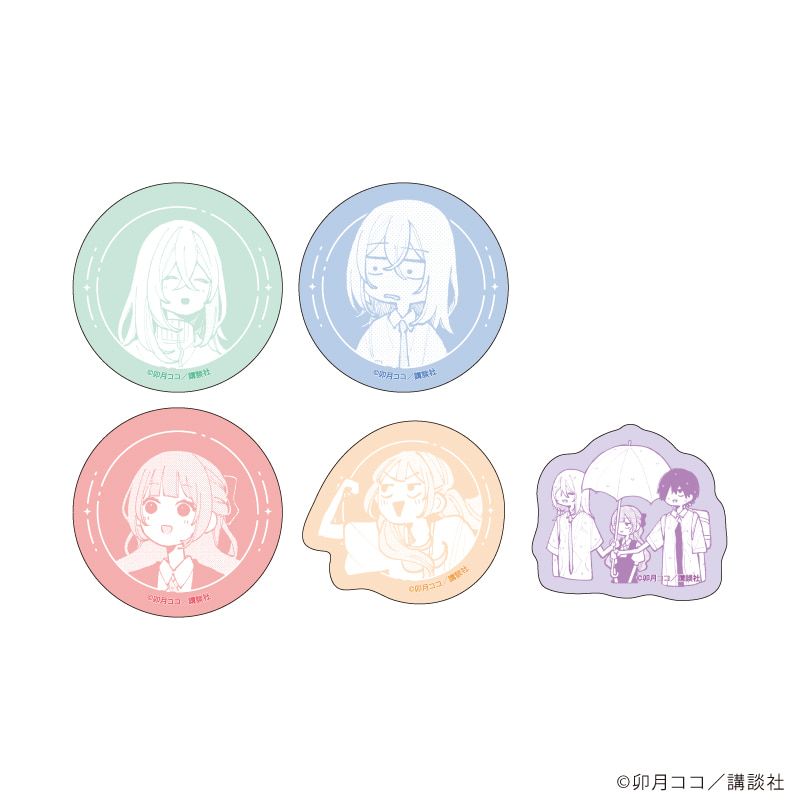 フレークシール(5種セット)「恋せよまやかし天使ども」01/桂おとぎ&一刻(公式イラスト)