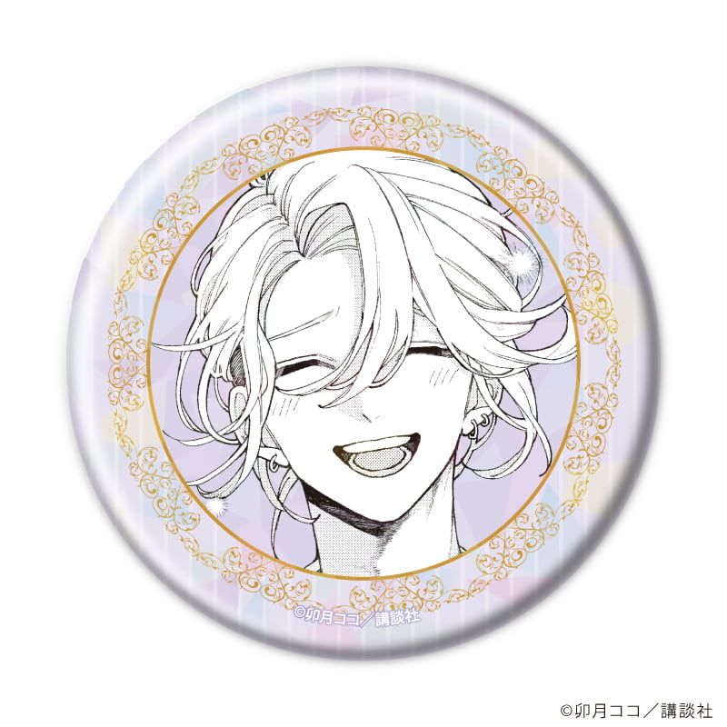 ホログラム缶バッジ(57mm)「恋せよまやかし天使ども」01