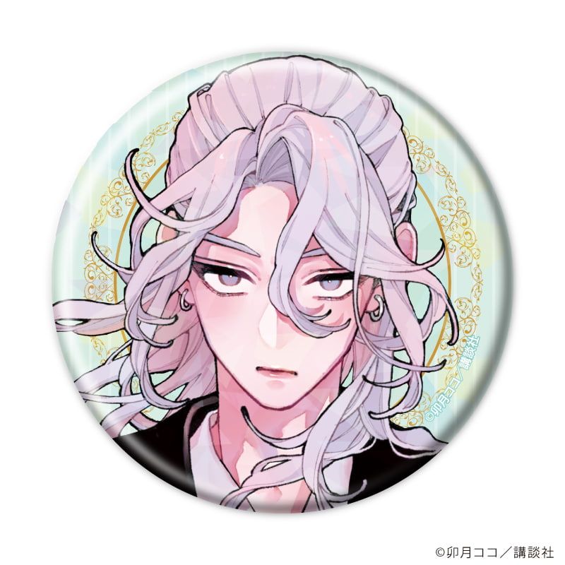 ホログラム缶バッジ(57mm)「恋せよまやかし天使ども」01