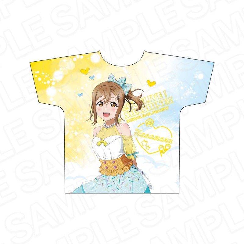 ラブライブ!サンシャイン!! フルグラフィックTシャツ 国木田花丸 Cafe party Ver.