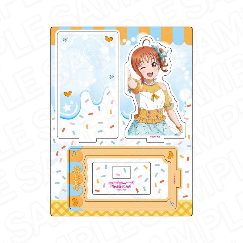 ラブライブ!サンシャイン!! レイヤーアクリルスタンド 高海千歌 Cafe party Ver.