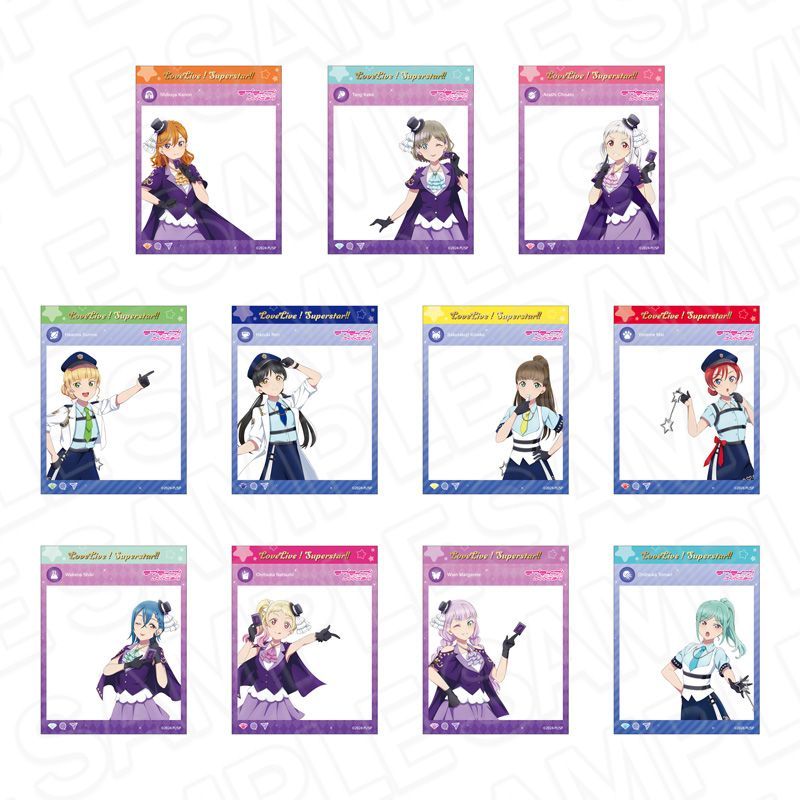 ラブライブ!スーパースター!! SNS風クリアスナップ シーフ&ポリスVer.