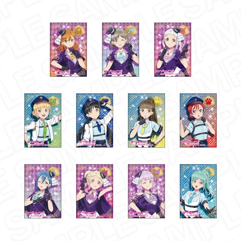 ラブライブ!スーパースター!! スクエアカンバッジ シーフ&ポリスVer.