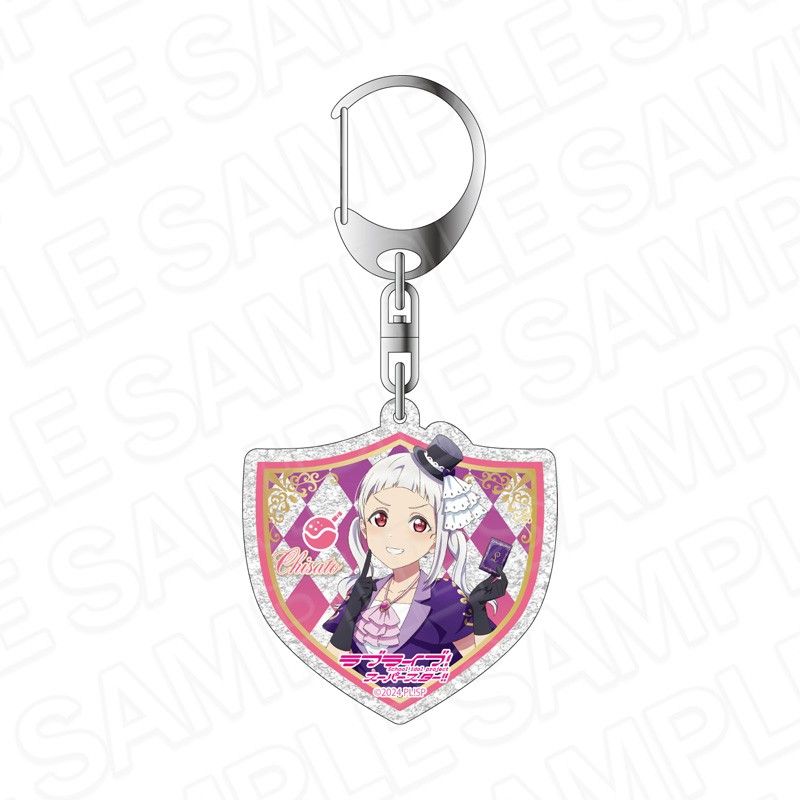ラブライブ!スーパースター!! ラメアクリルキーホルダー 嵐千砂都 シーフVer.