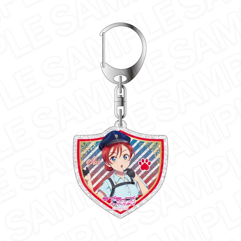 ラブライブ!スーパースター!! ラメアクリルキーホルダー 米女メイ ポリスVer.